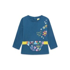 Playful Blue Long Sleeve Kids Shirt